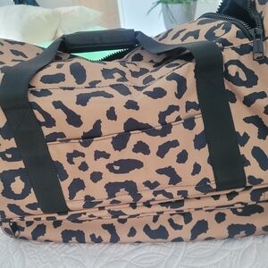 CALPAK Stevyn Leopard Duffle Bag